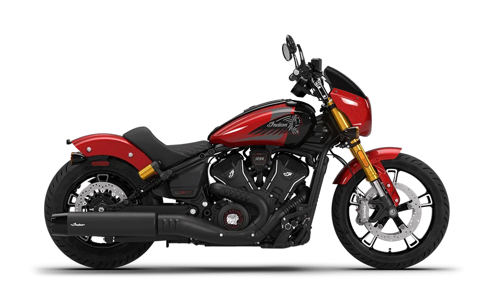 101 Scout Sunset Red Metallic/Black Metallic