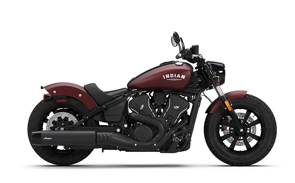 Scout Bobber Maroon Metallic Smoke