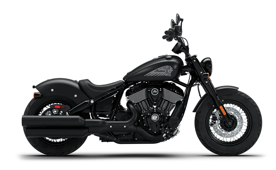 Chief Bobber Dark Horse Black Smoke